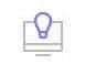 Light bulb icon in front of pc screen to symbolize smart website design Light bulb icon in front of pc screen for smart website design Dublin